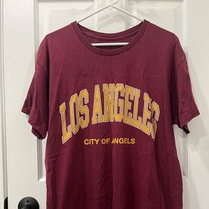 Large PacSun Maroon T-Shirt